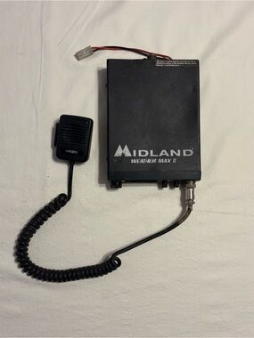 Midland Weather Max II Black Mobile CB Radio, 40 Channel CB Radio
